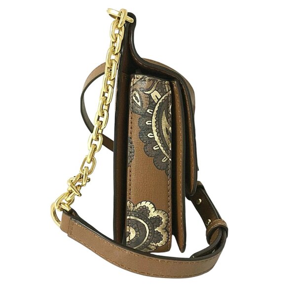 Michael Kors NWT Studio Paisley Natalie Medium Chain Messenger - Picture 5 of 6